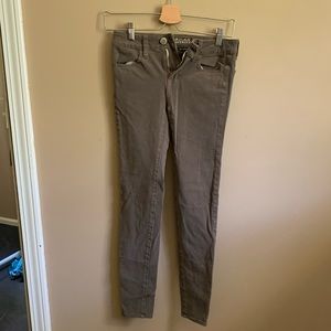 American Eagle Jeggings Brown Size 0